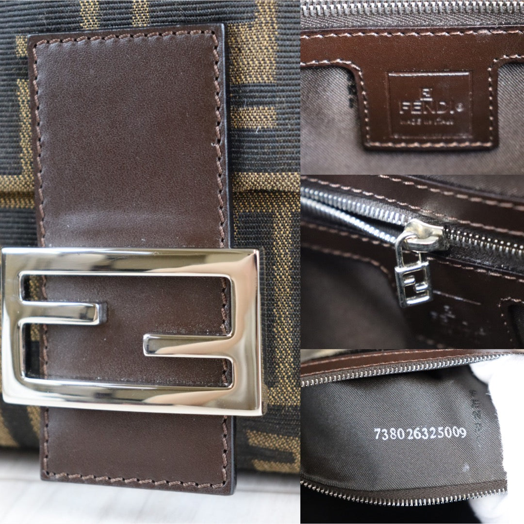 Rank SA| FENDI Zucca Mamma Baguette Shoulder Bag |22100707