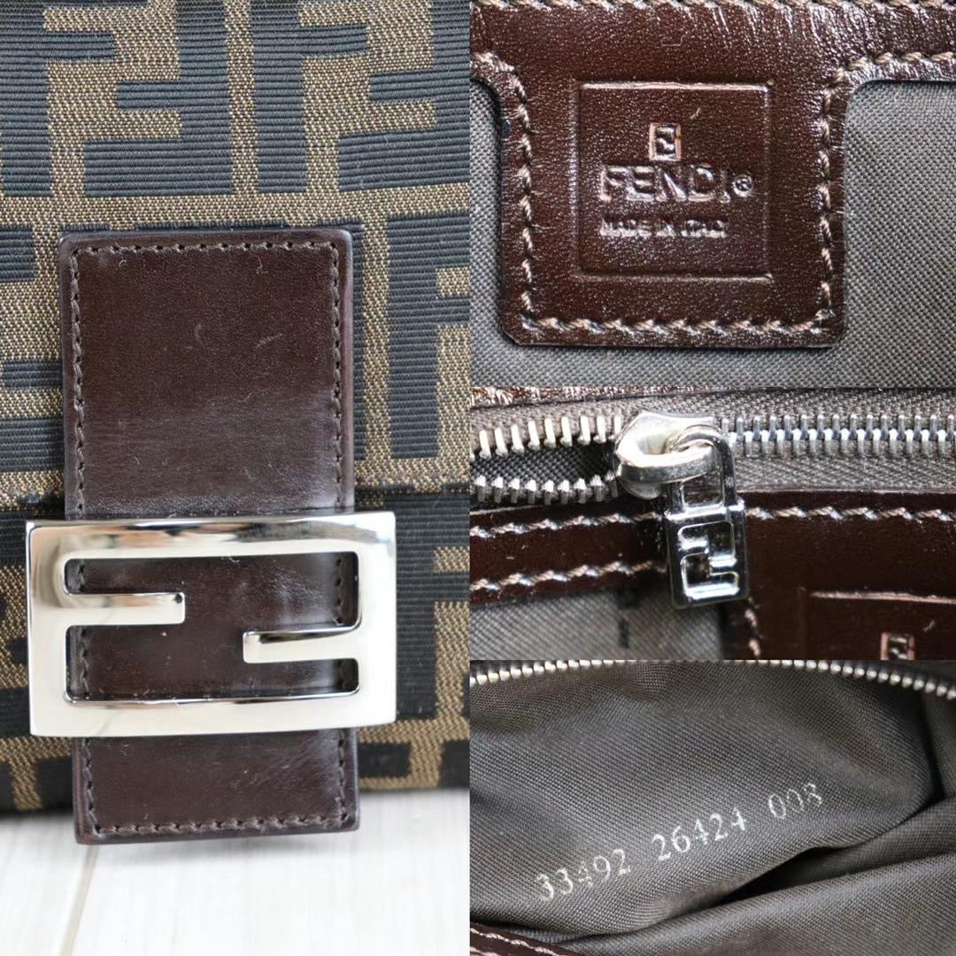 Rank A | FENDI Zucca Mamma Baguette Shoulder Bag |22101901