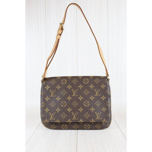 Rank AB | LV Monogram Musette Tango Shoulder Bag|090805