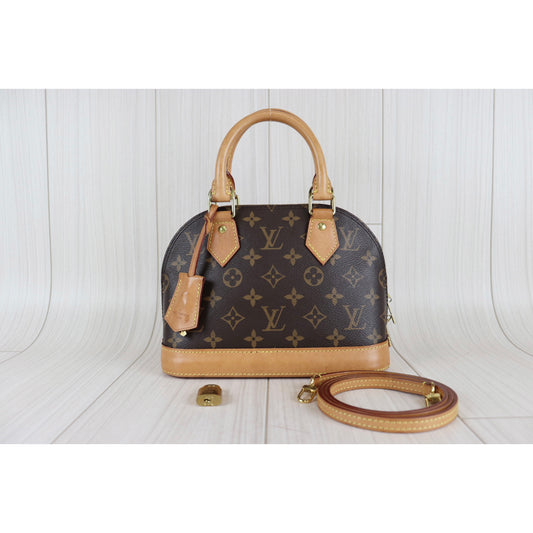 Rank AB |LV Monogram Alma bb Shoulder Bag|090806