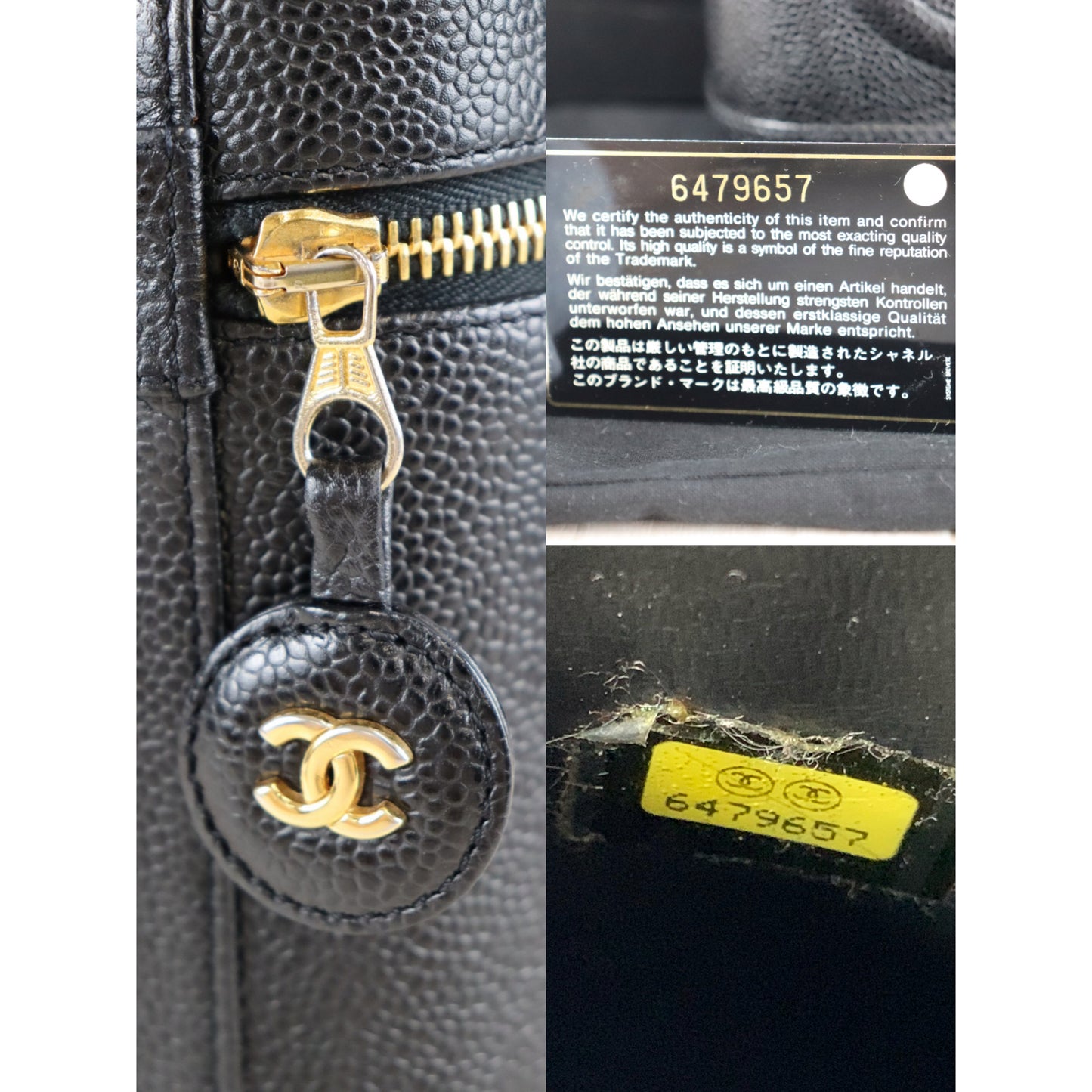 Rank SA | CHANEL Caviar Skin Vanity Handbag |090902