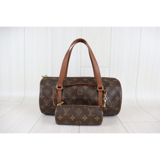 Rank A | LV Monogram Papillon 30 Handbag |090905