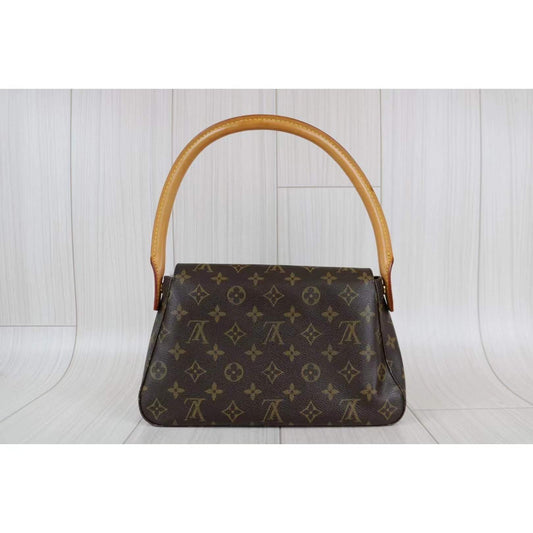 Rank A | LV Monogram Mini looping Shoulder Bag |012401
