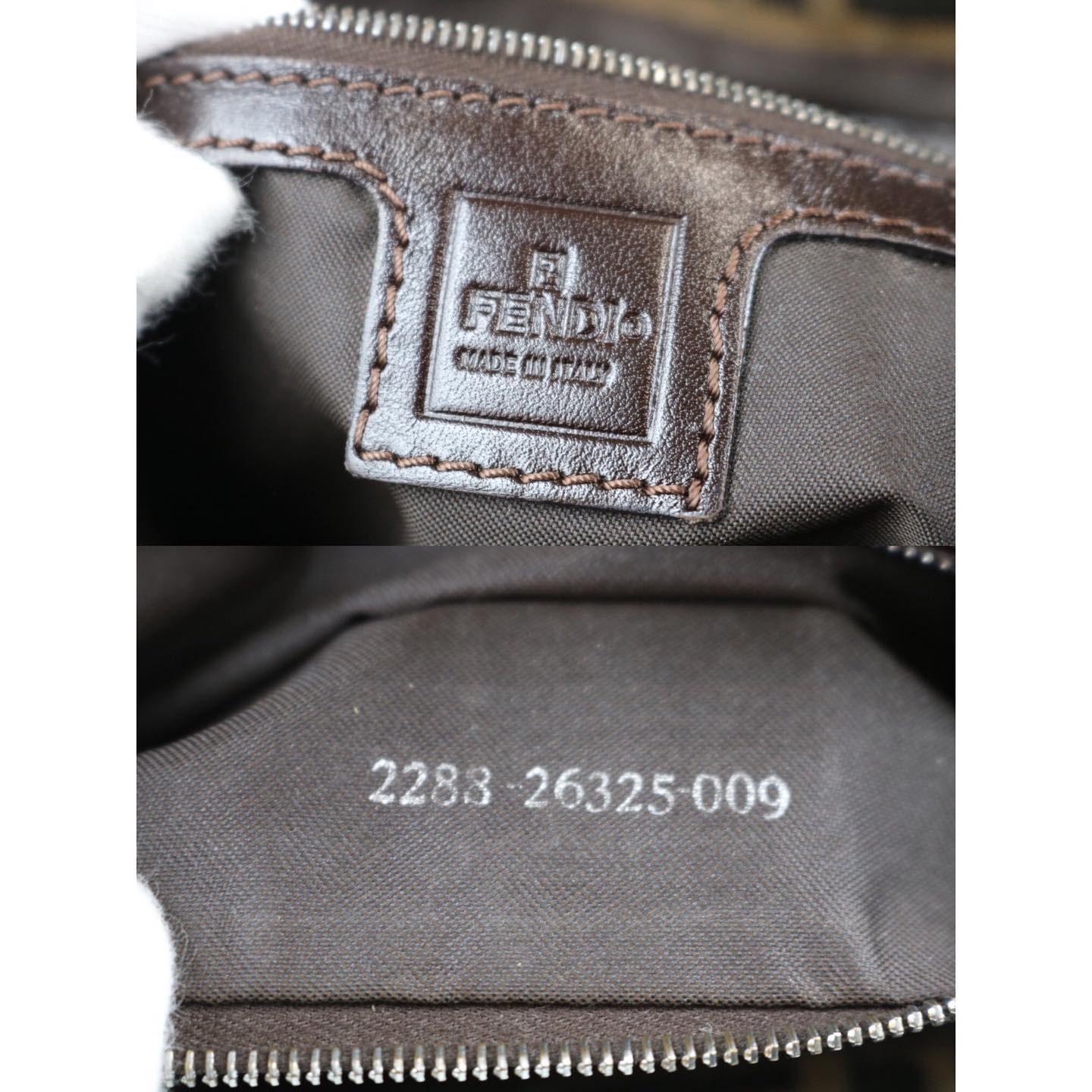 Rank AB | FENDI Zucca Mamma Baguette Shoulder Bag |092504