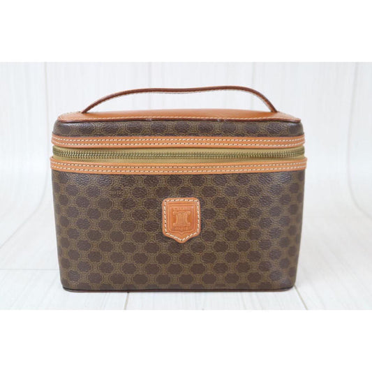 Rank A | CELINE Monogram Macadam Handbag |090306