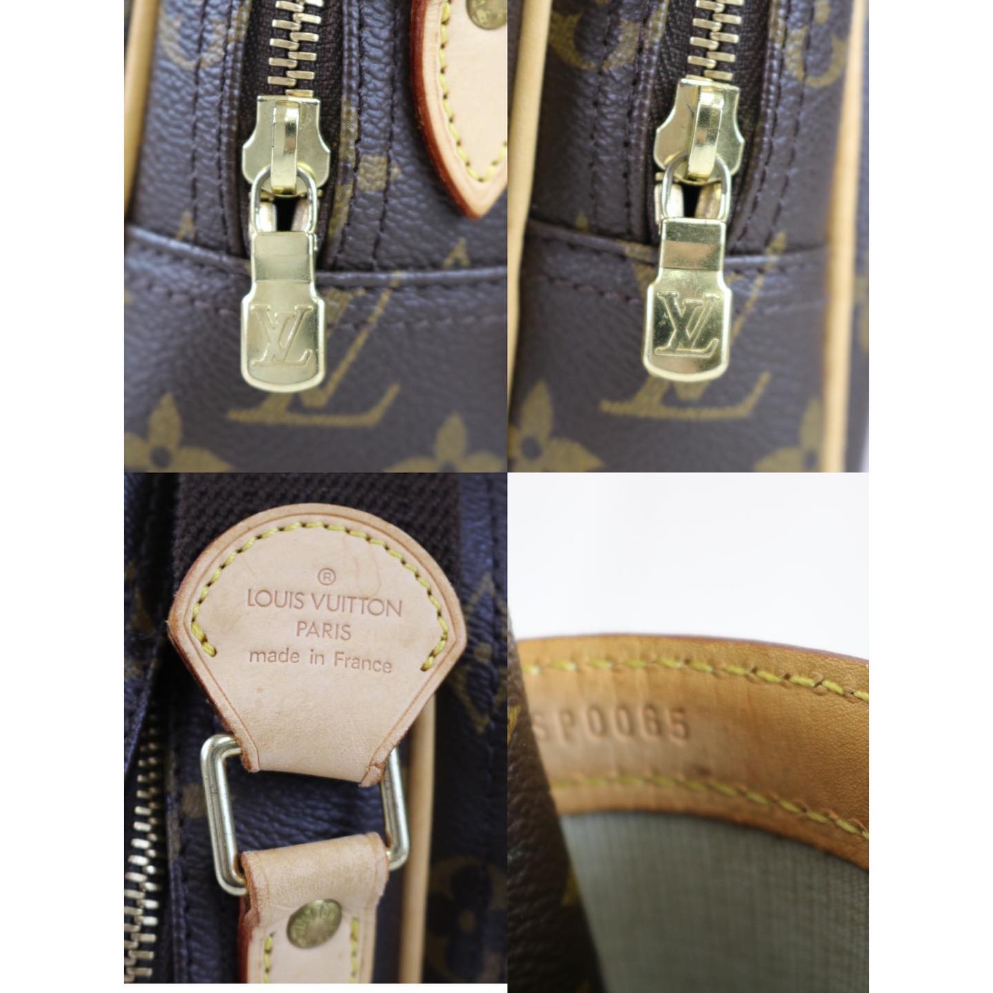 W-Rank AB | LV Monogram Reporter Shoulder Bag |120411