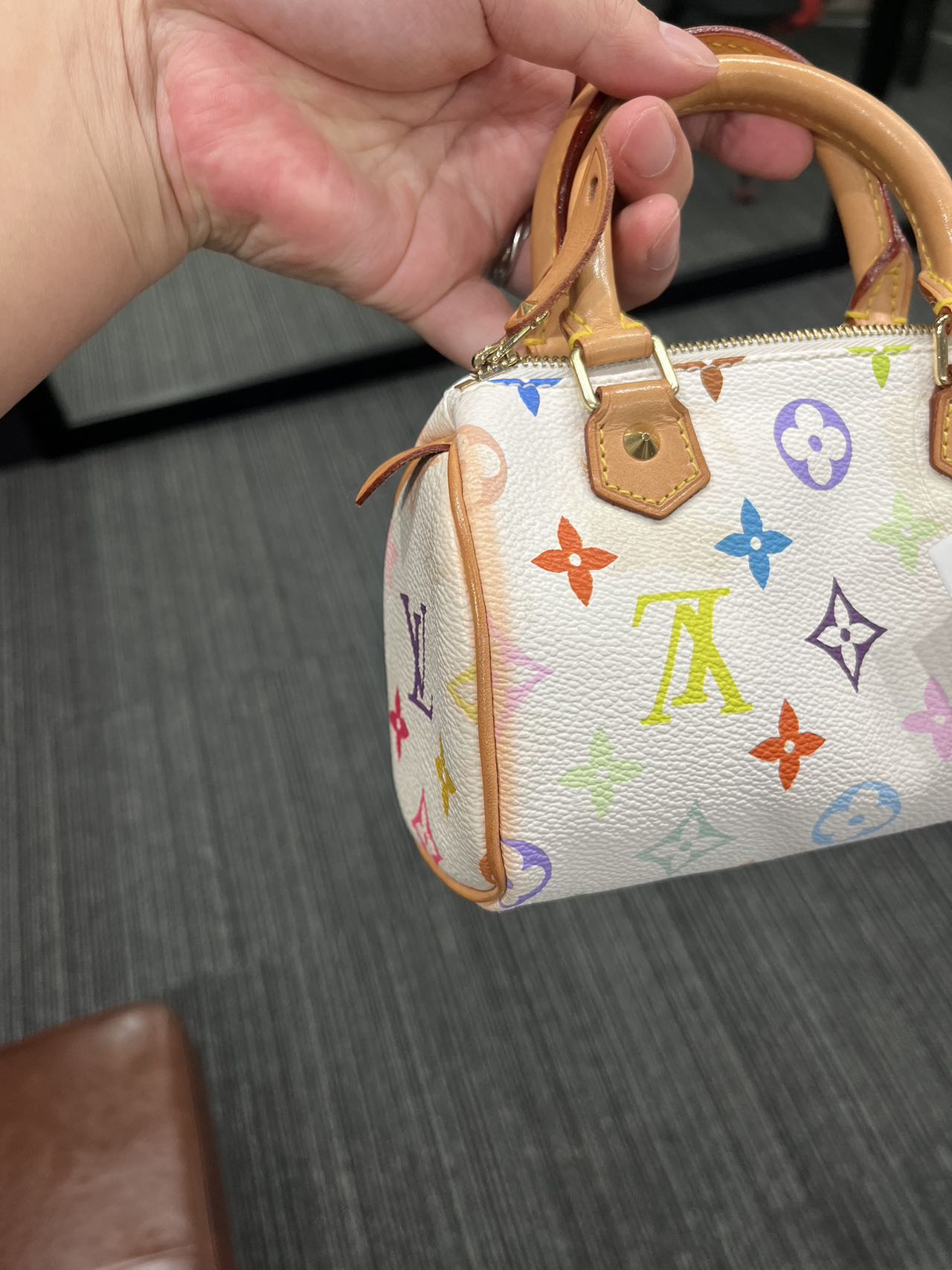 Rank AB| LV Multi Monogram Mini Speedy Handbag|22111402