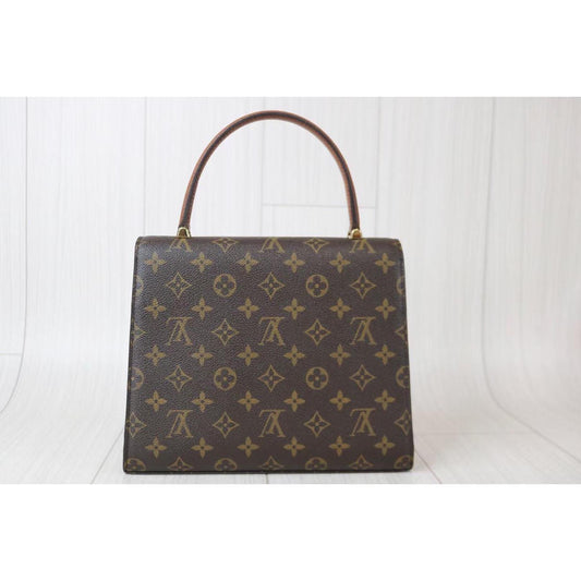 Rank A | LV Monogram Malesherbes Handbag |082610