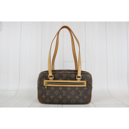 Rank A | LV Monogram Cite MM Shoulder Bag|031707