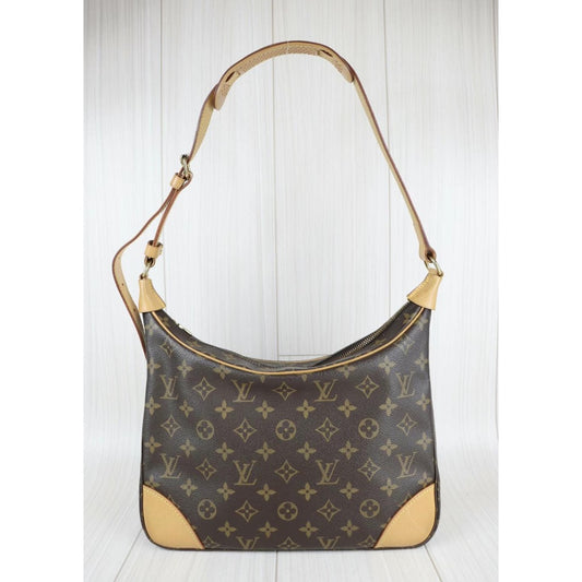 Rank A|LV Monogram Boulogne 30 Shoulder Bag |22110103
