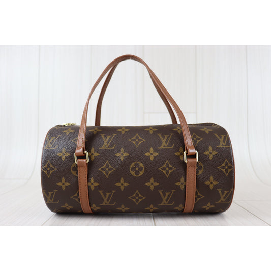 Rank A | LV Monogram Papillon 26 Handbag |082004