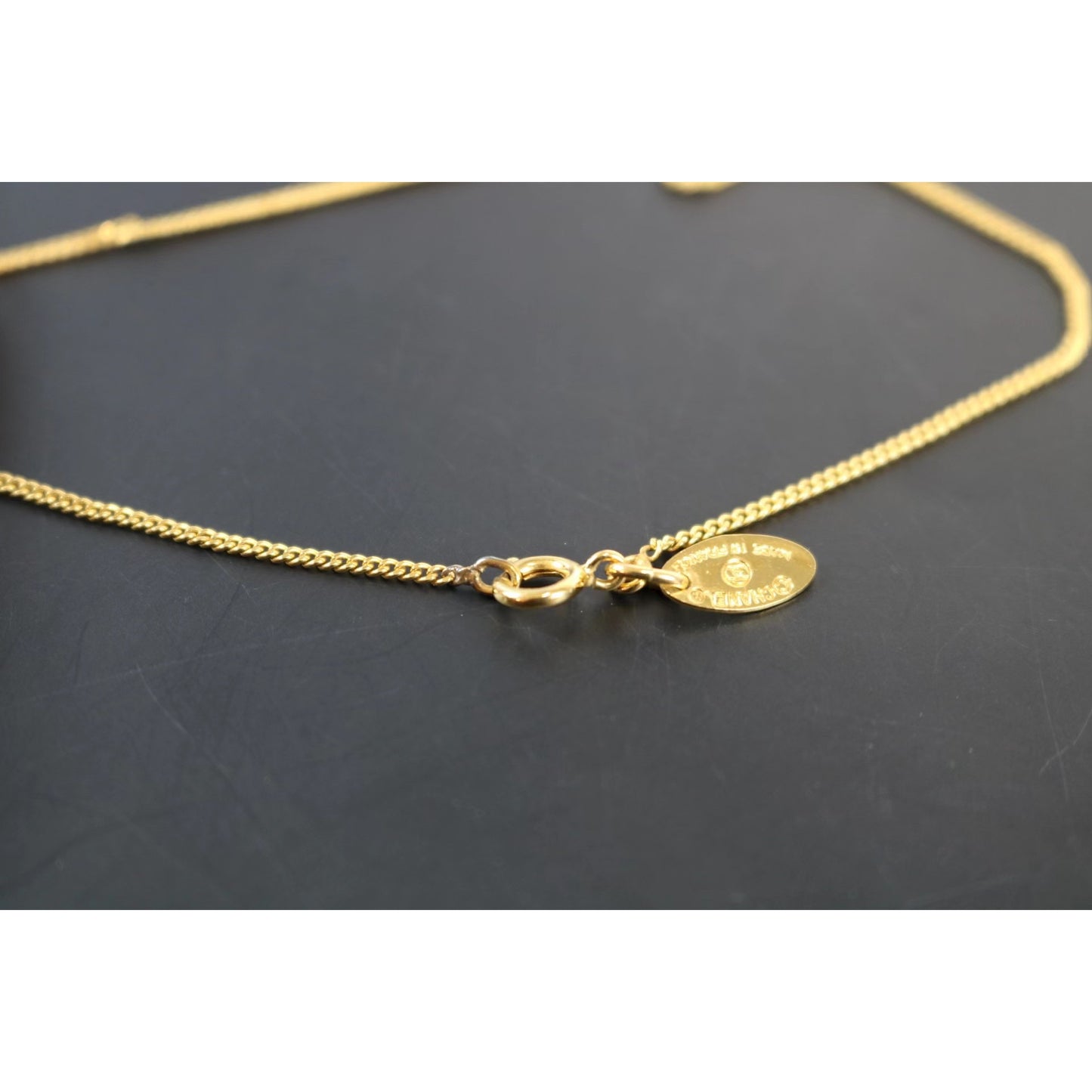 Rank A | Chanel Coco Mark Gold Necklace |050718