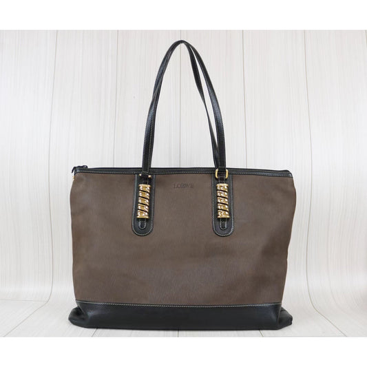 Rank A | Loewe Belasquez Twist Tote Bag |021209