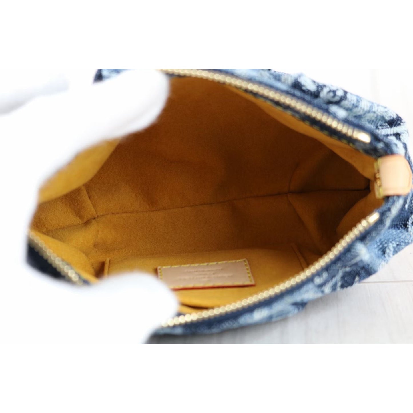 Rank SA | LV Monogram Denim Pouch|061713