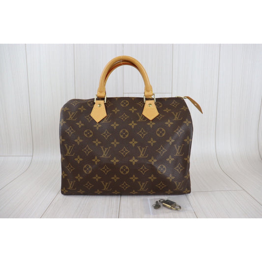 Rank AB| LV Monogram Speedy 30 HandBag|22120901