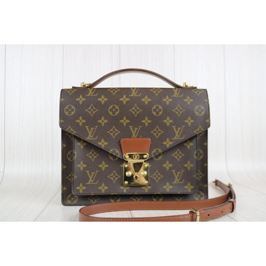 Rank A | LV Monogram Monceau28 Shoulder Bag |041606