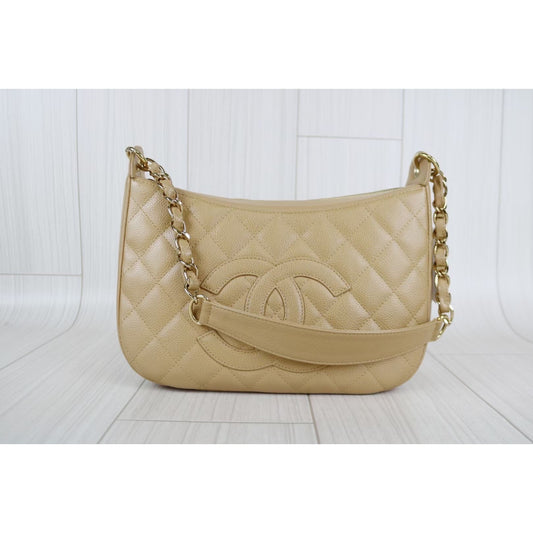 Rank A |CHANEL Caviar Skin Shoulder Bag|062402