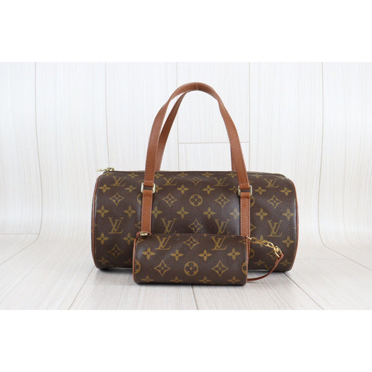 Rank A | LV Monogram Papillon 30 Handbag |23020305