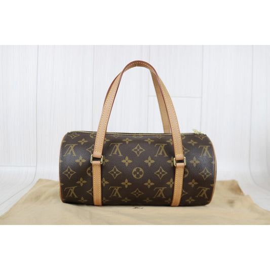 Rank A | LV Monogram Papillon 26 Handbag |053109