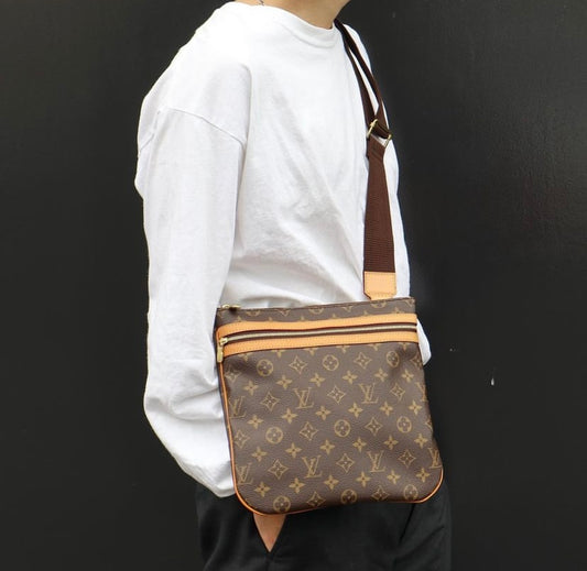 Rank A|LV Monogram Pochette Bosfall Diagonal Shoulder Bag|011802