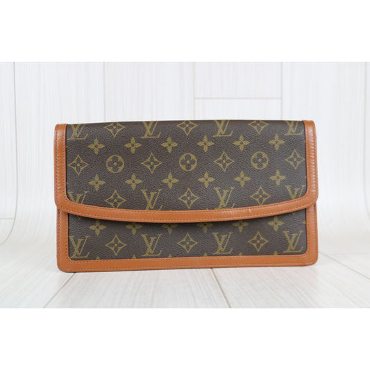 Rank A | LV Monogram Clutch Bag|031207