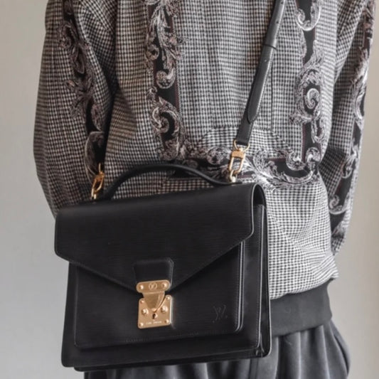 Rank AB | LV Epi Monceau28 Shoulder Bag |052509