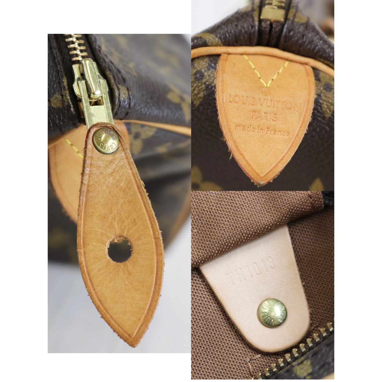 Rank AB| LV Monogram Speedy 30 HandBag|042505