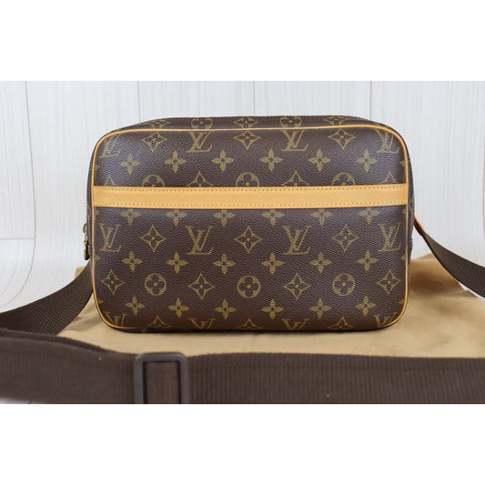 Rank A | LV Monogram Reporter PM Shoulder Bag |082808