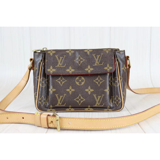 Rank A | LV Monogram Viva cite PM Shoulder Bag |080605