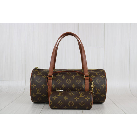 Rank A | LV Monogram Papillon 30 Handbag |061802
