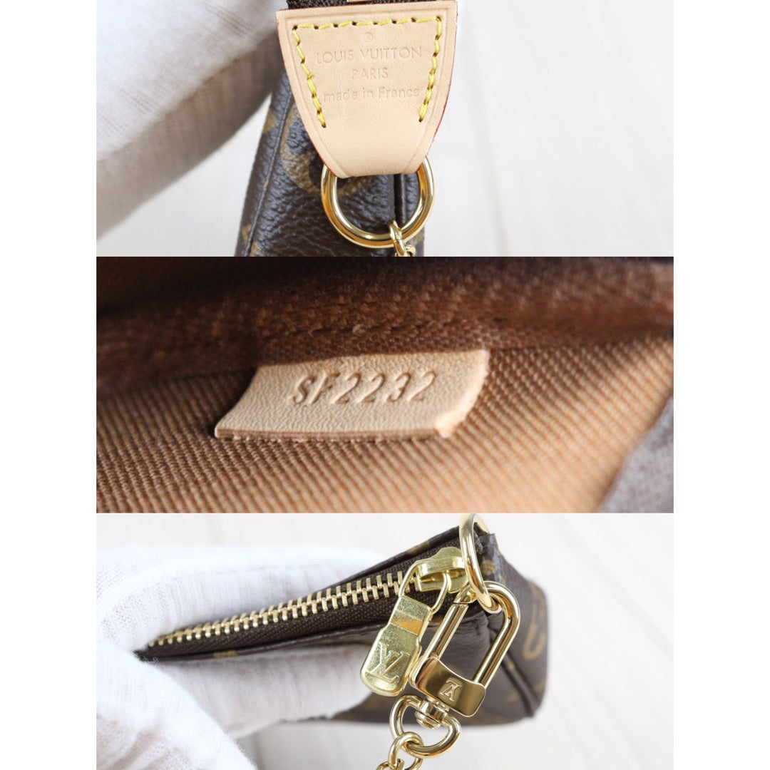 Rank S | LV Monogram Mini Pochette Accessoir |23021306