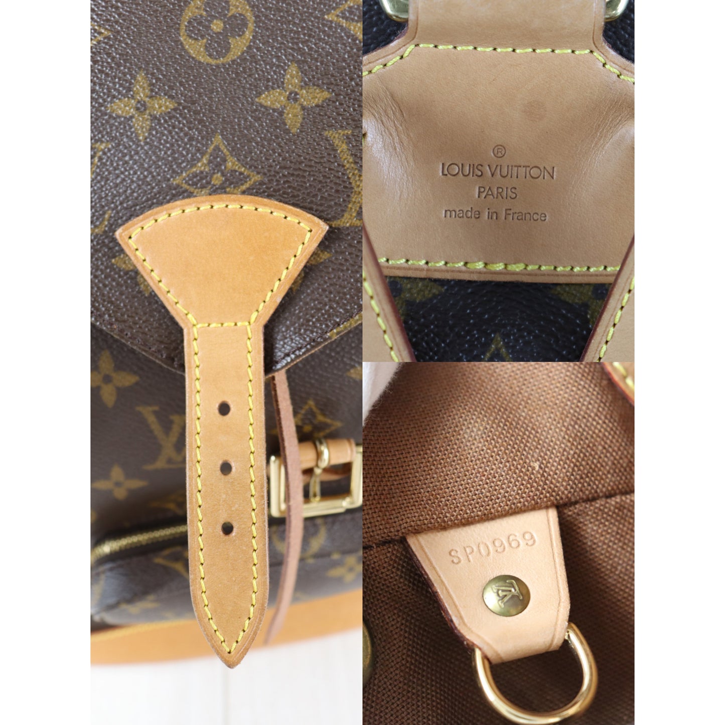 Rank A | LV Monogram Montsouris MM Backpack|081904