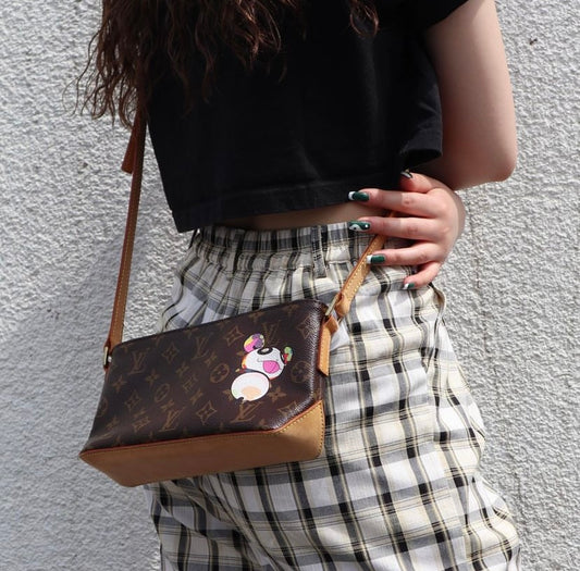 Rank A | LV Monogram Panda Trotter| Bag 082303