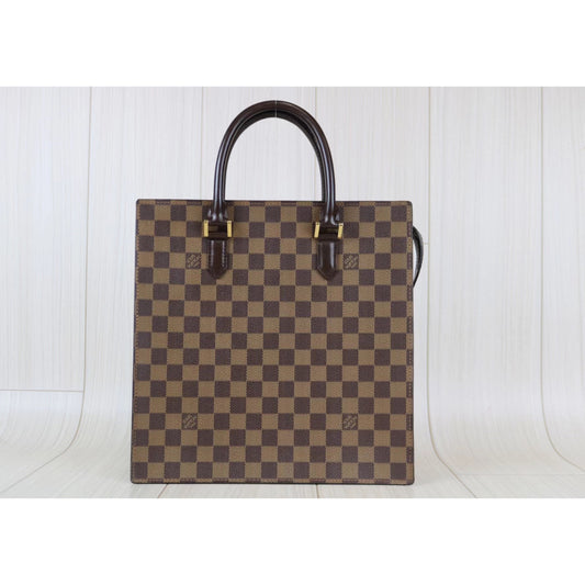 Rank A | Louis Vuitton Damier Sack Plattote Bag |062002