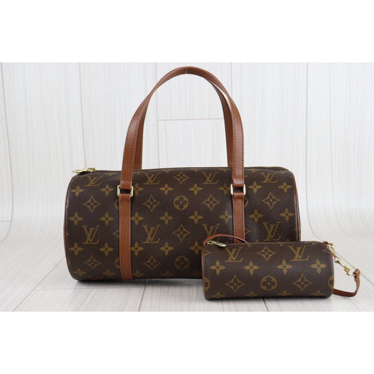 Rank A | LV Monogram Papillon 30 Handbag |23010601