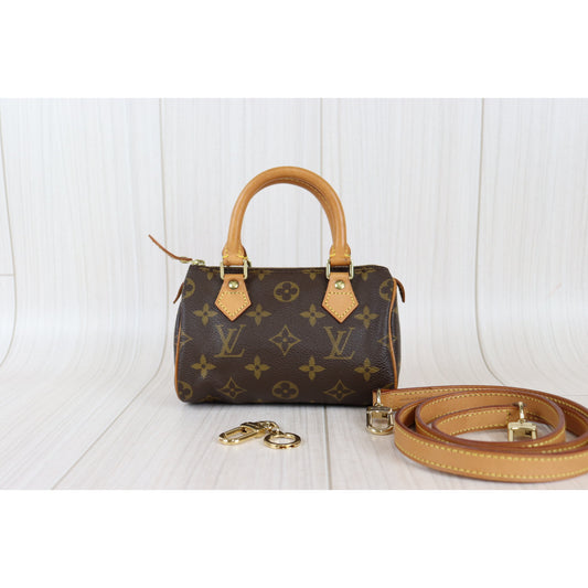 Rank A | LV Monogram Mini Speedy Handbag |082816
