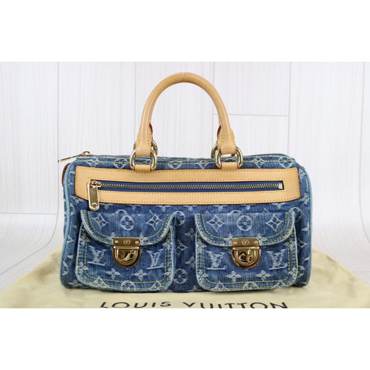 Rank A | LV Monogram Denim Neo Speedy | 062111