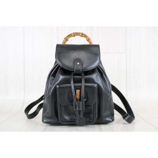 Rank A | GUCCI Leather Back bag |033111