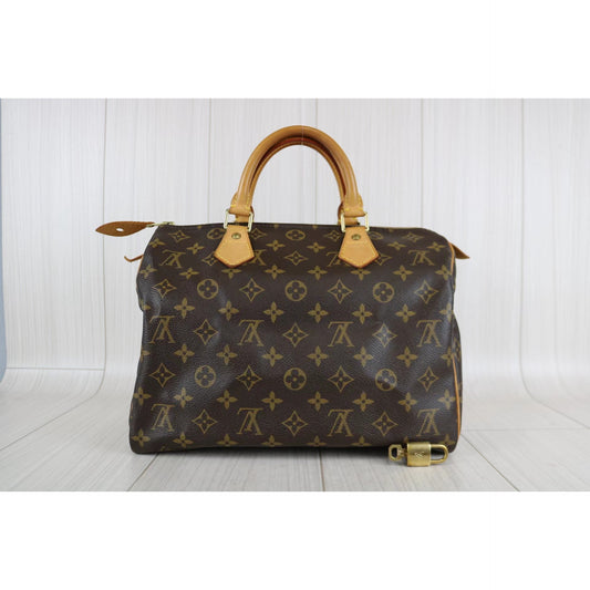 Rank AB| LV Monogram Speedy 30 HandBag|042505
