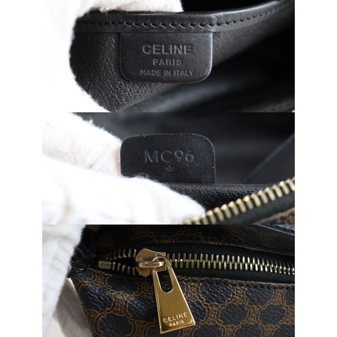 Rank A | CELINE Macadam HandBag |23022304