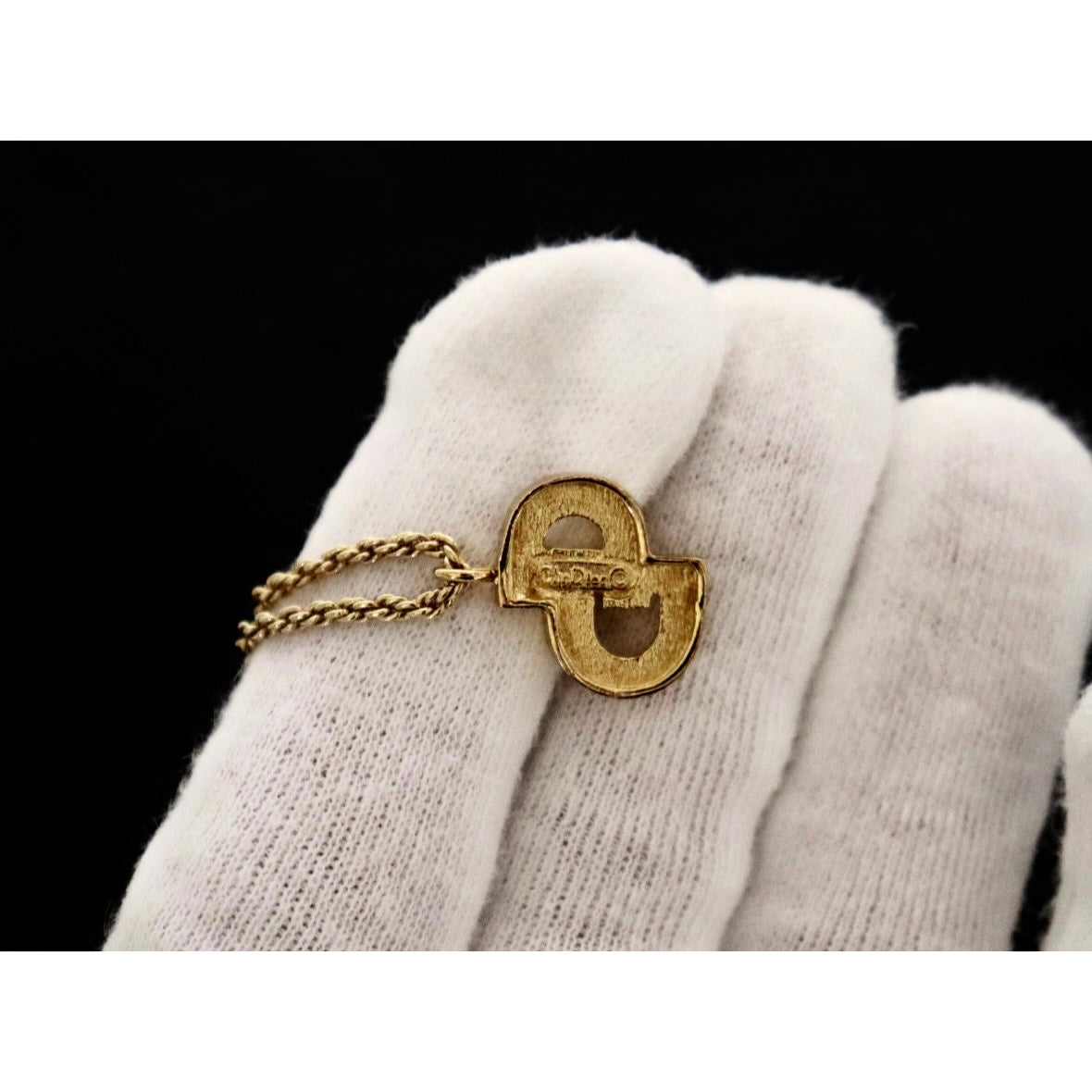 Rank A | Dior CD Necklace 18k Gold Plated |090304