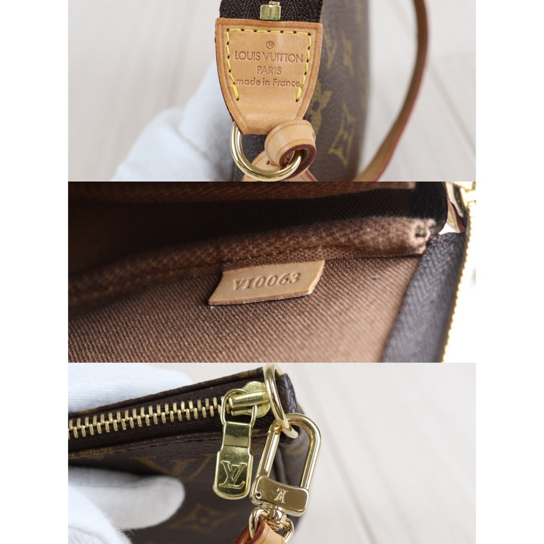 Rank A | LV Monogram Pochette Accessoires |23032105