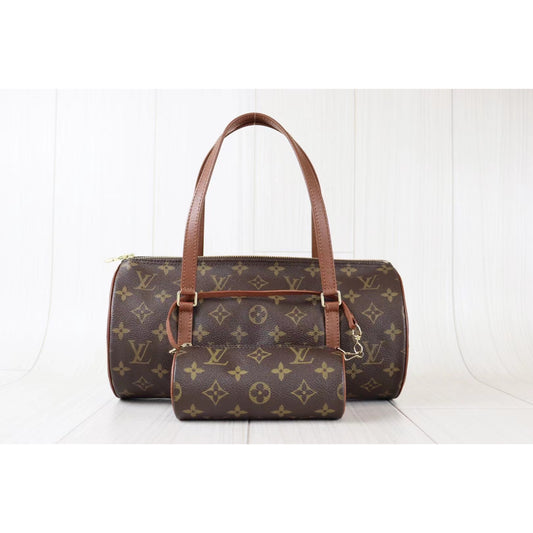 Rank A | LV Monogram Papillon 30 Handbag |080502