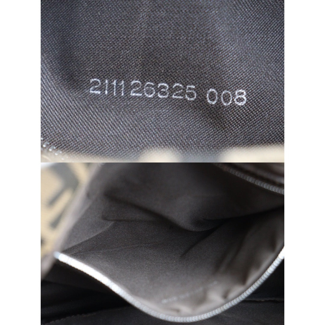 Rank A| FENDI Zucca Mamma Baguette Shoulder Bag |23022108