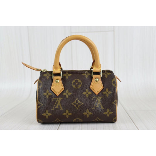 Rank A | LV Monogram Mini Speedy Handbag |22111504