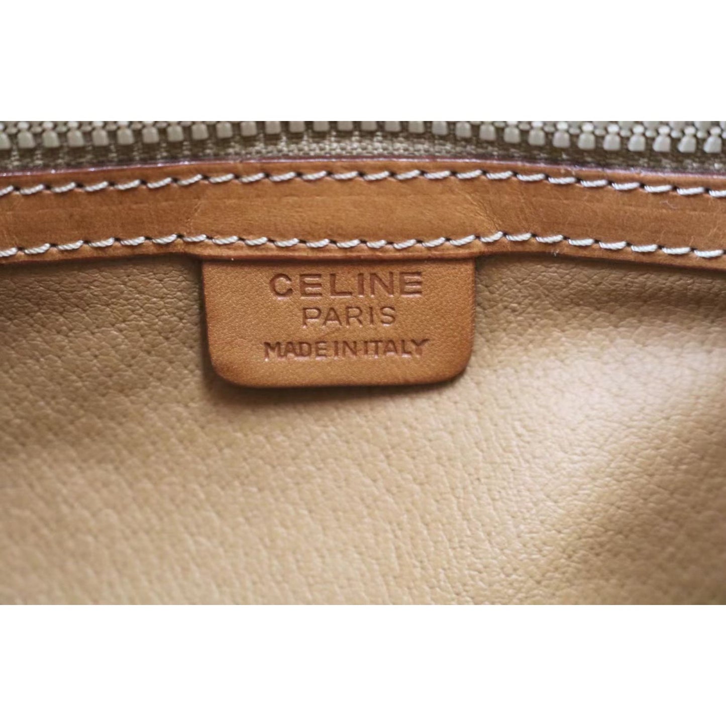 Rank A|CELINE Vintage McAdam Shoulder Bag|022603