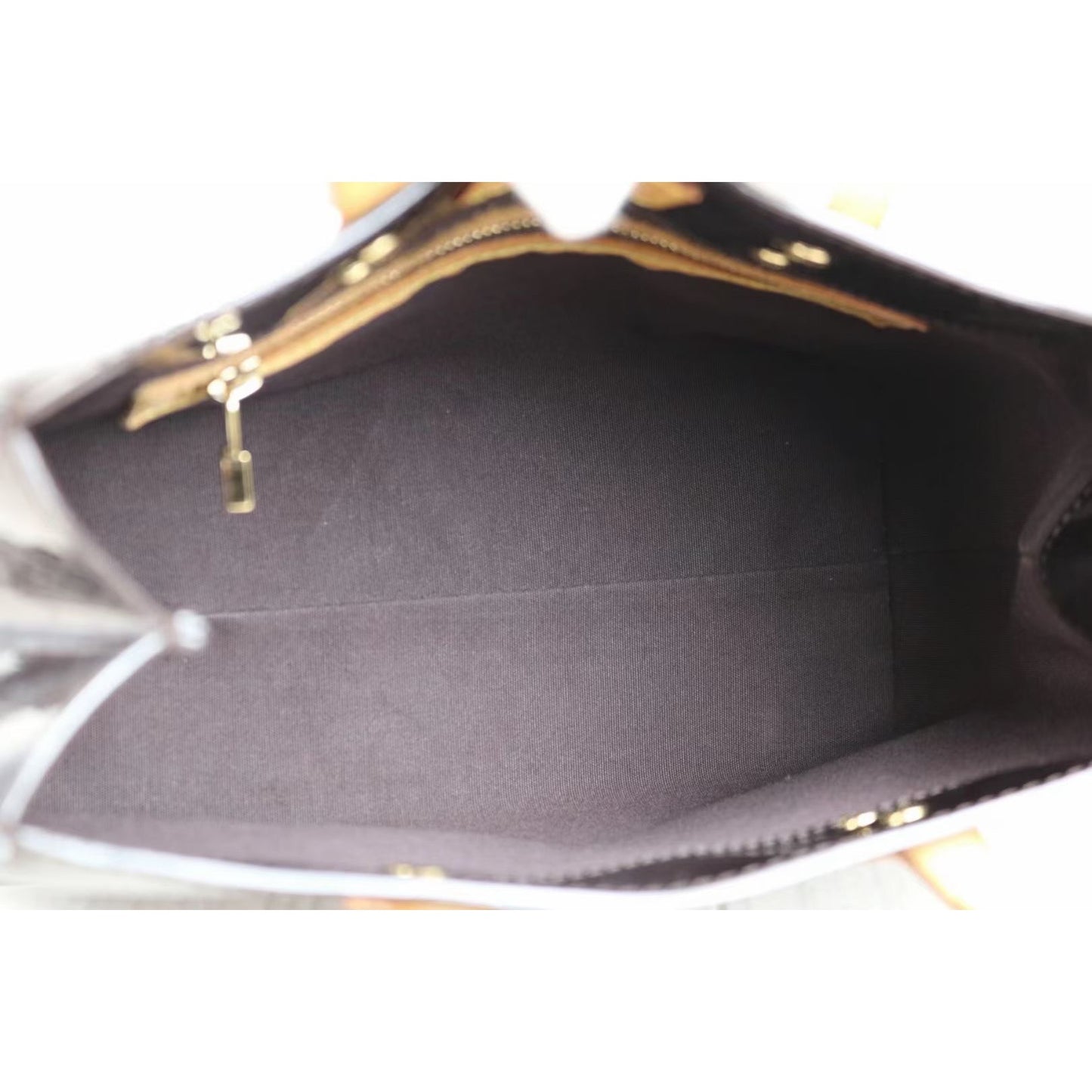 Rank AB | LV Monogram Patent Leather Hand Bag| 021801