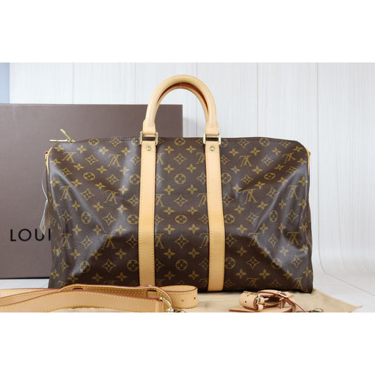 Rank A | LV Monogram Keypol Bandrière 45 |072416