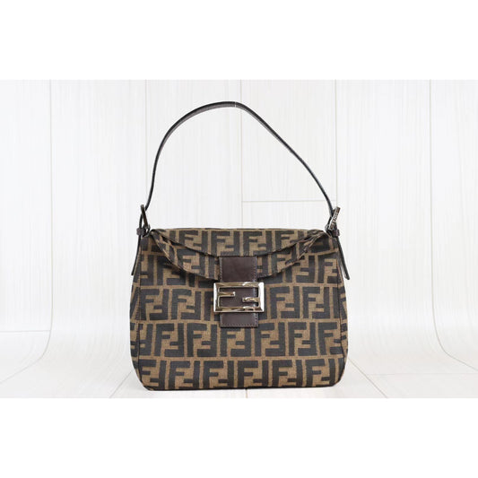 Rank A | FENDI Zucca Mamma Baguette Shoulder Bag |072201