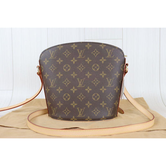 Rank A |LV Monogram Drouot Shoulder Bag|082807